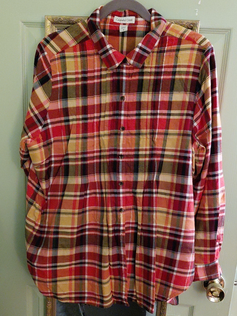 Coldwater Creek Plaid Flannel